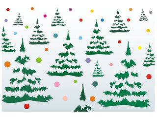 pinhal de natal, vector