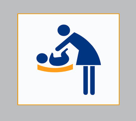 La m&egrave;re et l'enfant