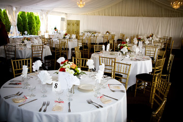 wedding table setting