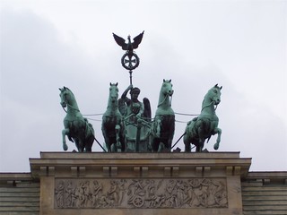 Berlin, Brandenburger Tor, Quadriga, Wende, Deutschland