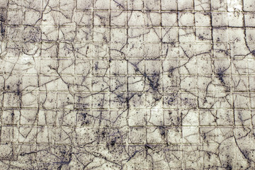 cracked mosaic tile
