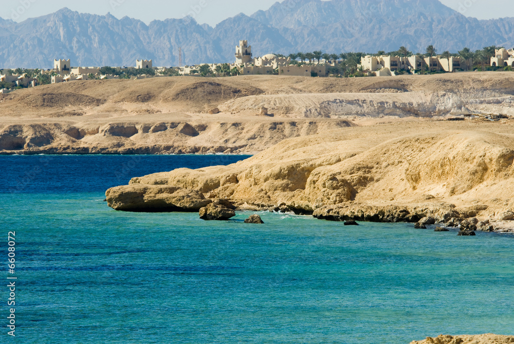 Wall mural coast of sharm el sheikh