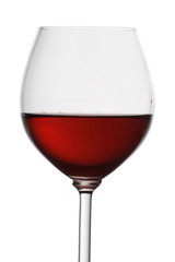 Wine filling a glass