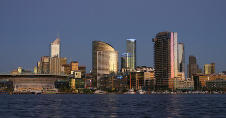 Obraz premium city at dusk - Melbourne