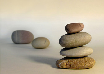 Fototapeta na wymiar Stone balance