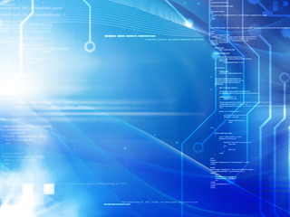 Obraz premium Programowanie i technologia con