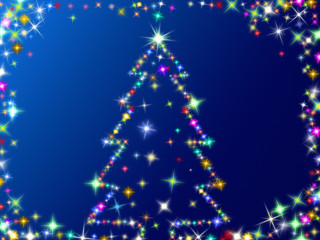 Stars Christmas tree