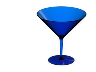 the blue glass