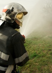 sapeur pompier intervention incendie