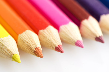 Obraz premium pencils in different colors 2