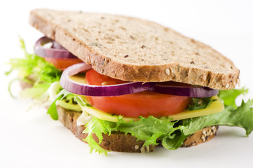 sandwich with cheese and vegetables 2