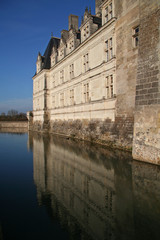 Reflet du château de Villandry 