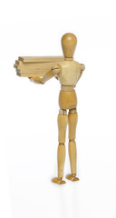 poup&eacute;e en bois