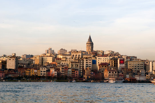 The View of Galata Tower By Golden Horn