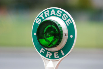 Freie Fahrt grünes Licht Umweltverschmutzung Feinstaub