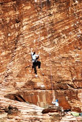 Obraz premium Challening the Wall