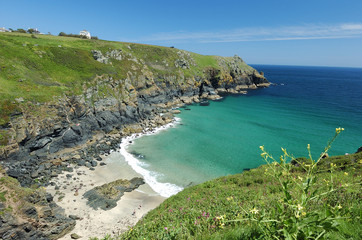 Cornish Beach Housel Bay