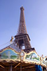 Eiffel Tower Merry Go Round