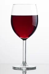 Glass of red wine