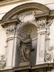 Statue et architecture de Prague