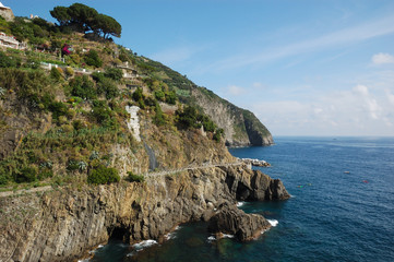 Fototapeta na wymiar Wybrzeże Liguryjskie
