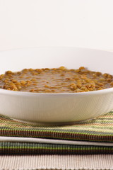 plate of lentils