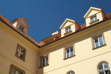 modern building in prague