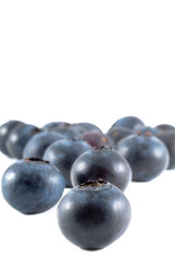 Blueberry. Isolation on white