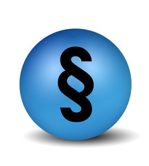 Paragraph Symbol - blue