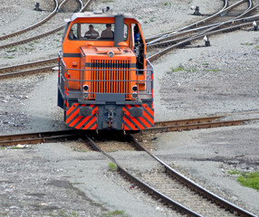 una locomotiva con motore diesel