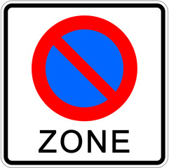 Halteverbots Zone