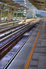 Naklejka premium Railroad station HDR