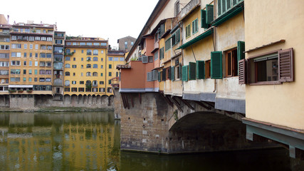 Fototapeta na wymiar Brücke - Ponte Veccio, Florenz