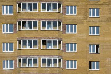 Facade of residental building