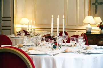 table preparée