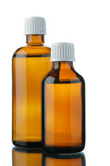 Bottles with solution