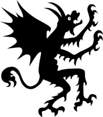 Fototapeta premium devil silhouette