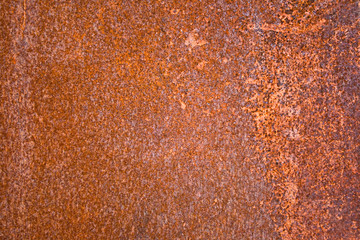 Iron sheet with rust