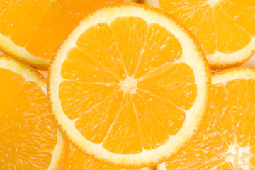 Background from the cut oranges
