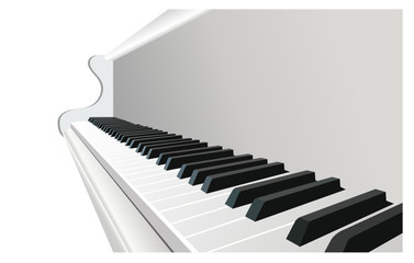 Naklejka premium piano vector