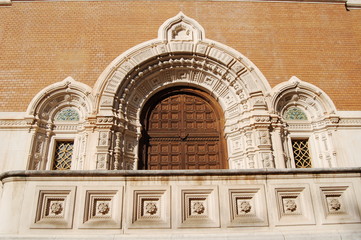 Fototapeta na wymiar façade et porte