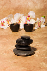 Fototapeta na wymiar Massage stones