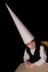 Dunce cap