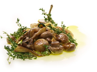 antipasti artischocken,pilze,zucchini