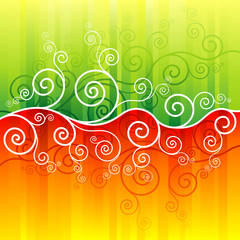 vector of spring and summer abstract background
