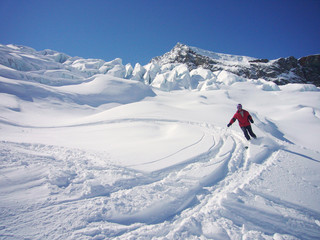 Fototapeta na wymiar Ski Tour