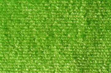 Green glossy fabric