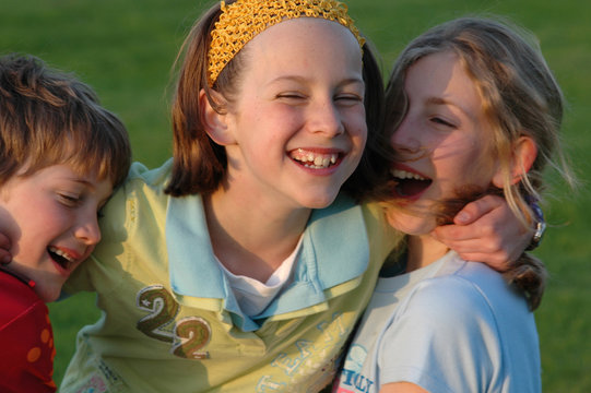 children laughing