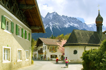 Garmisch Partenkirchen in spring