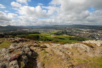 Fototapeta na wymiar Irlandia, widok z Gór Wicklow
